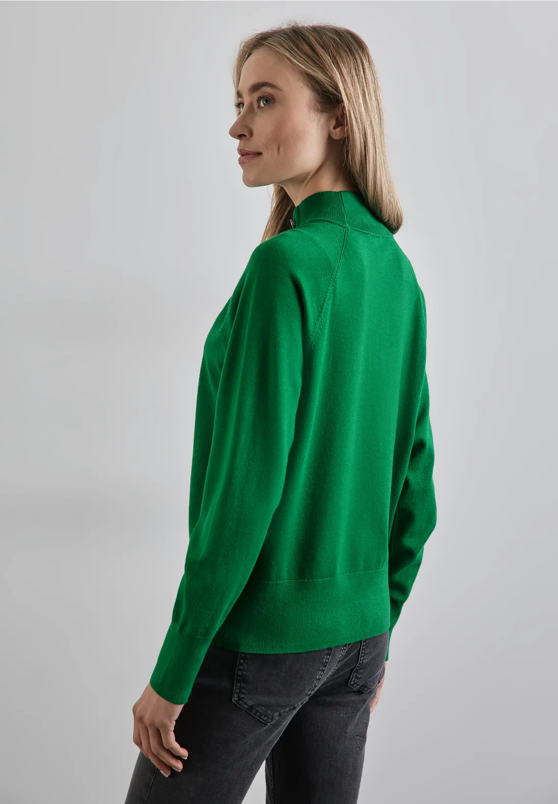 Sweater Damen Pullover GrÃ¼n Street One Strickpullover Damen