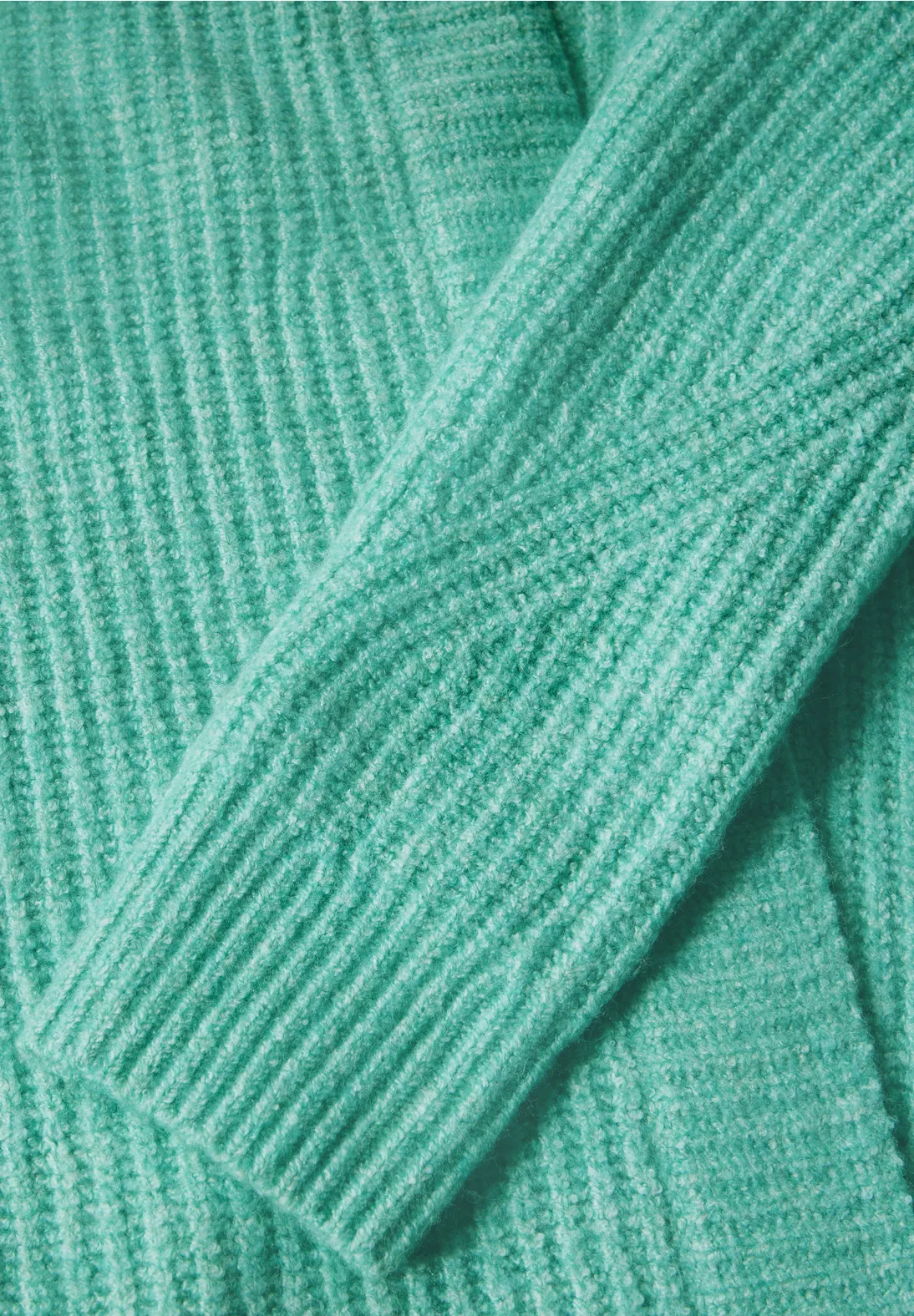 Cecil Struktur Cardigan - Aventurine Green Melange