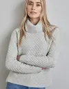 Street One Trui met Structuur - Heather Grey Melange