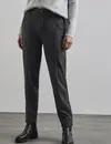 Street One Chino in een Gemêleerde Look - Black