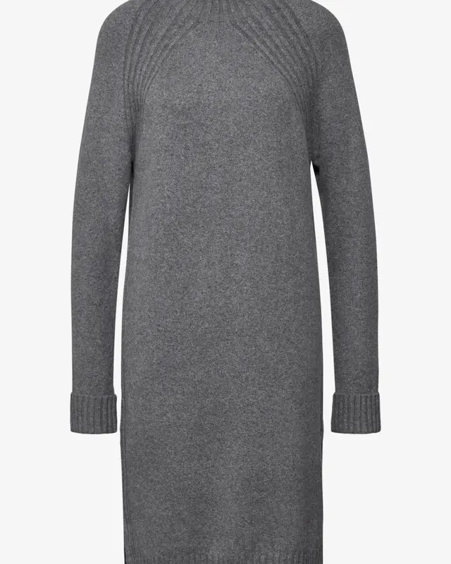 Street One Gebreide Jurk - Echo Grey Melange