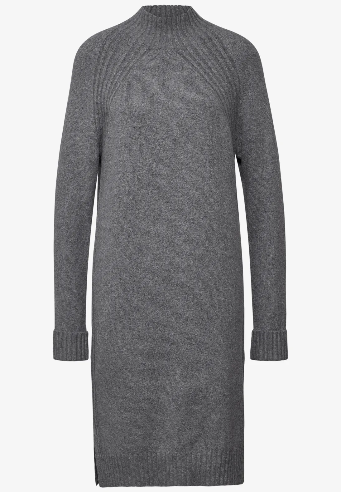 Street One Knit Dress - Echo Grey Melange