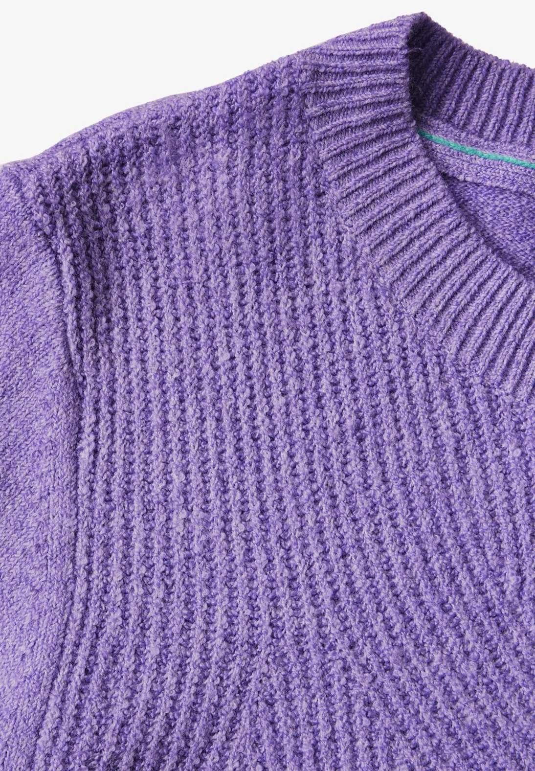 Cecil Pullover mit Strukturmuster - Gentle Lilac Melange