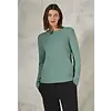 Jumper with Structured Pattern - Iced Salvia Green Melange