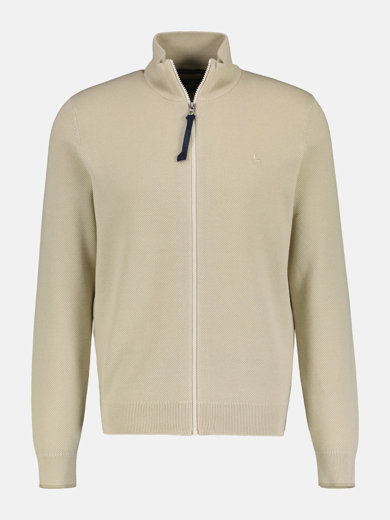 Lerros Structure Knit Cardigan - Bone White