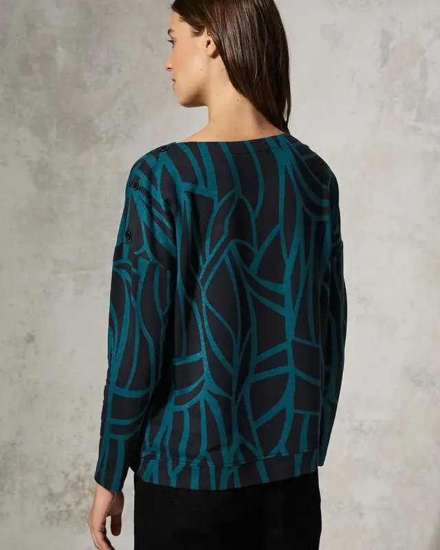 Cecil Shirt met Knopen - Black