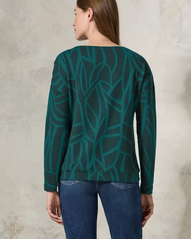 Cecil Shirt mit Knöpfen - Petrol Green