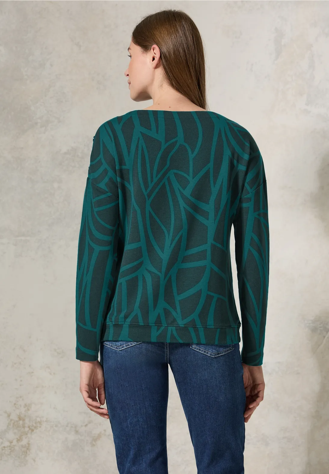Cecil Shirt met Knopen - Petrol Green