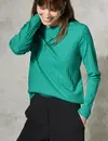 Cecil Shirt mit Rippstruktur - Aventurine Green