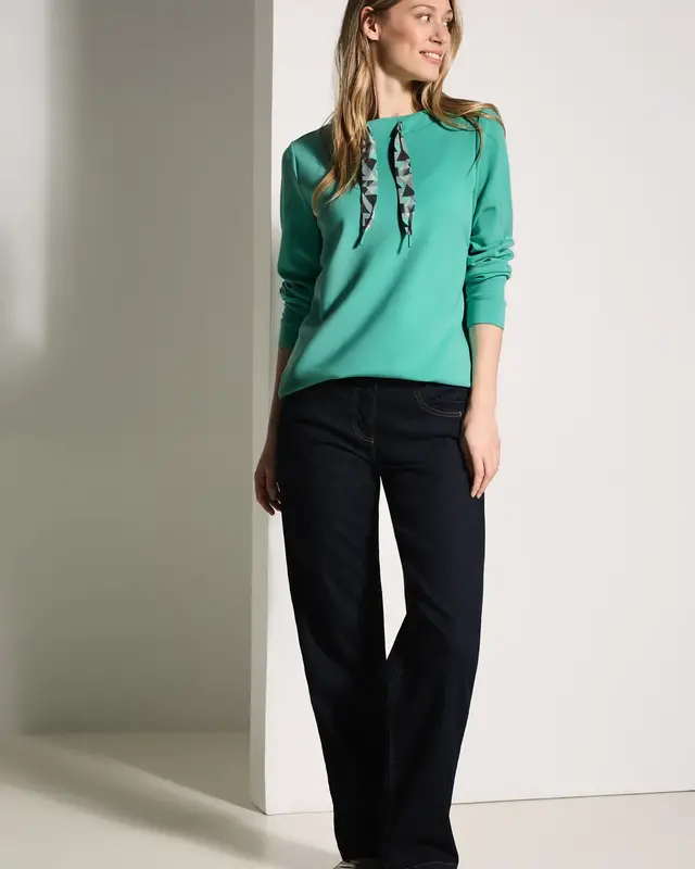 Cecil Modalmix Sweatshirt - Aventurine Green