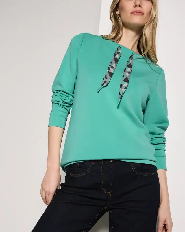 Cecil Modalmix Sweatshirt - Aventurine Green