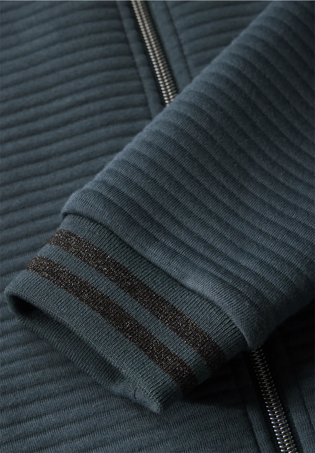 Street One Sweatjacke - Cool Vintage Green