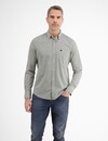 Lerros Minimal Print Shirt with Stretch - Sage Green