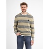 Strickpullover mit Streifen - Tender Beige Melange