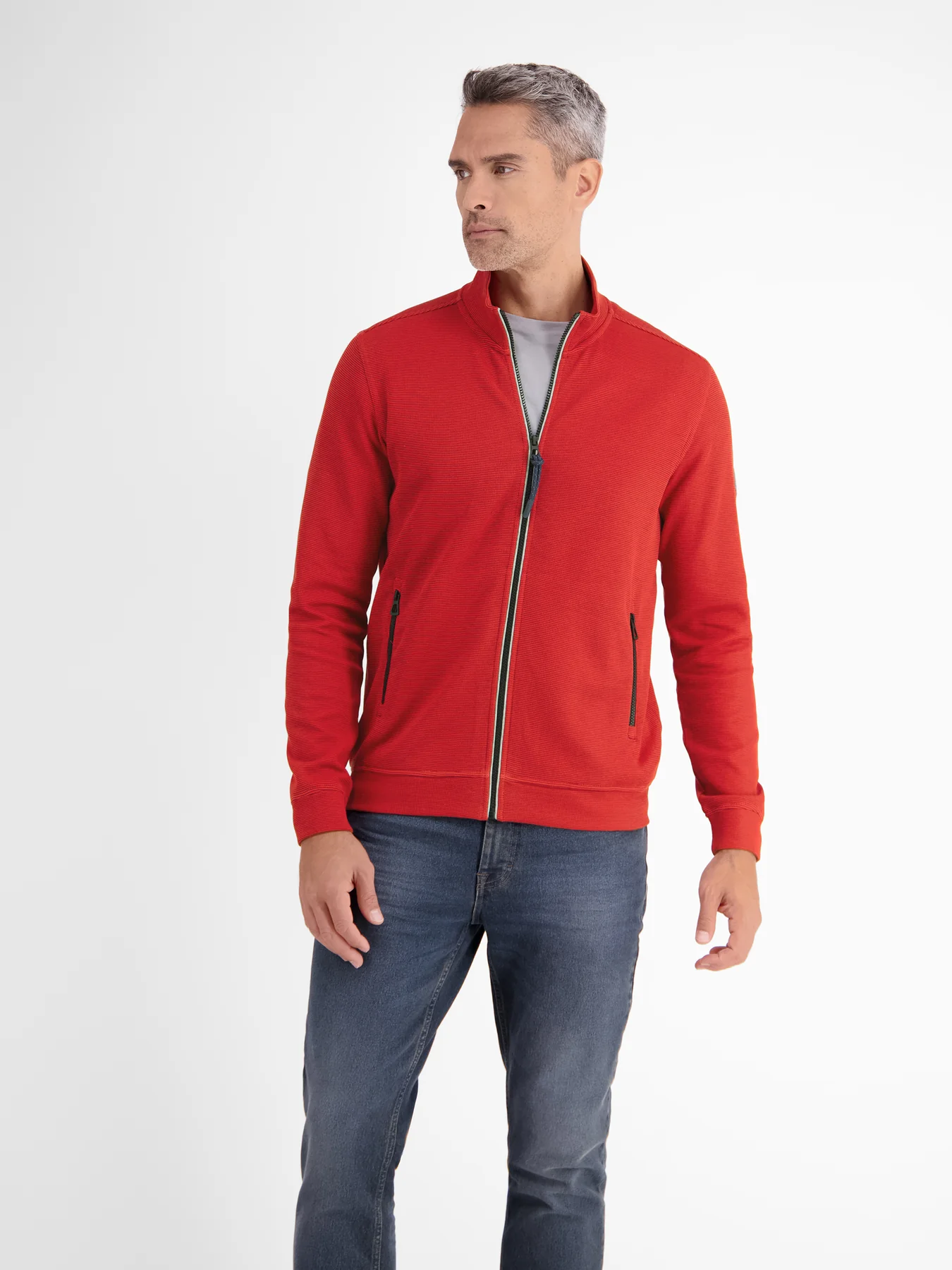 Lerros Effen Sweatvest - Urban Red