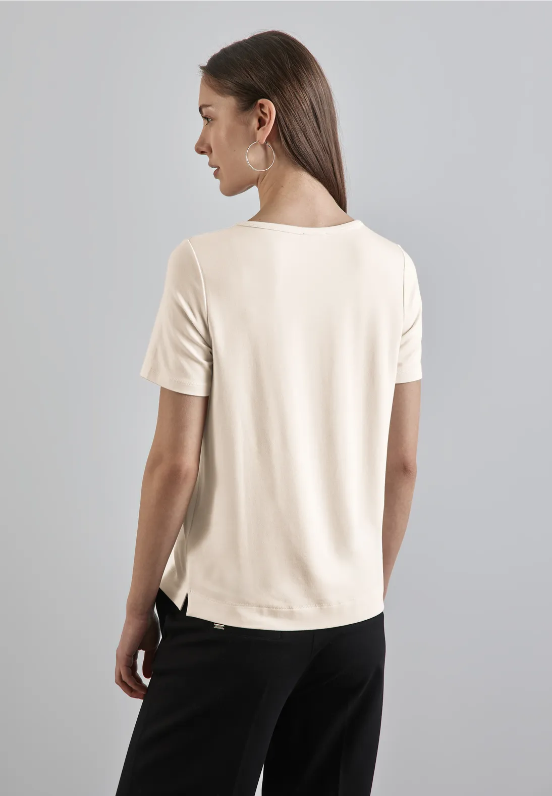 Street One T-Shirt with Artwork - Lucid White