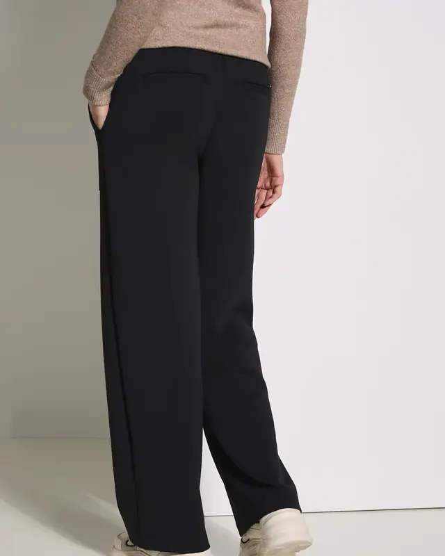 Cecil Wide Leg Hose Neele - Black
