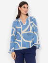 Soyaconcept Blouse Olivera 1 - Air Blue Combi