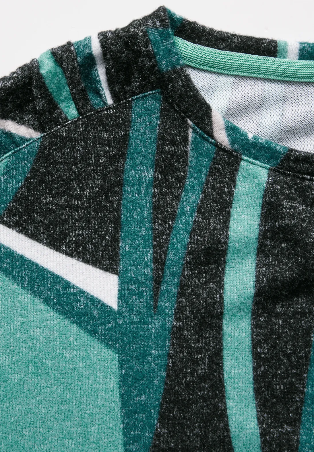 Cecil Bedrukt Shirt - Black Melange