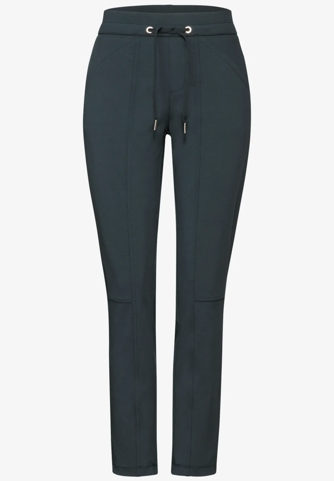 Street One Loose Fit Travel Broek Bonny - Cool Vintage Green