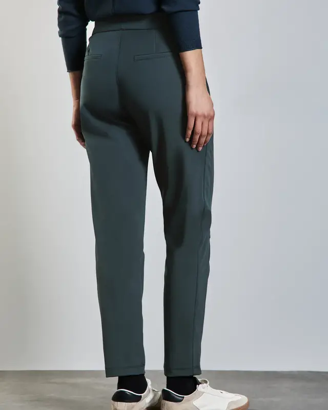 Street One Loose Fit Travel Pants Bonny - Cool Vintage Green