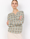 Soyaconcept Shirt Felicity AOP 487 - Mineral Green Combi