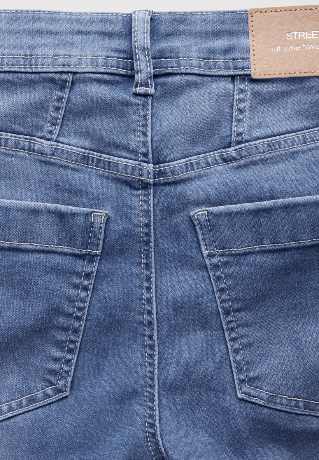 Street One Jeans im Slim Fit York - Light Blue Wash