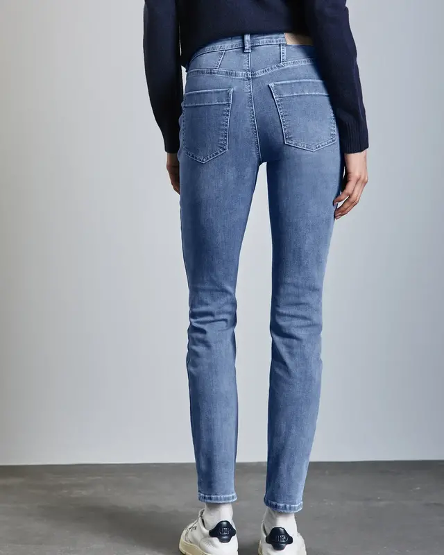 Street One Jeans im Slim Fit York - Light Blue Wash