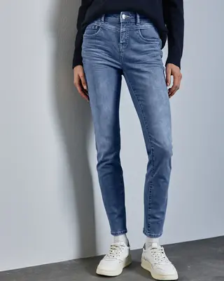 Street One Slanke Jeans York - Light Blue Wash