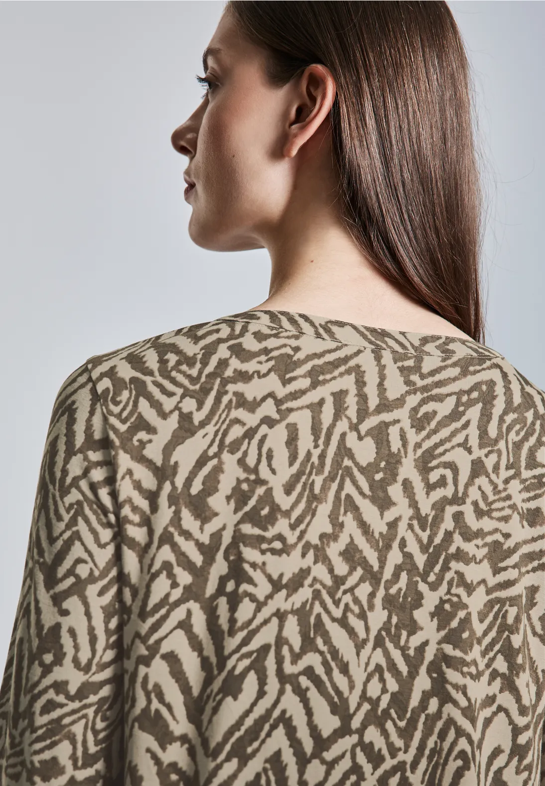 Street One Bedrukt Shirt - Honey Sand