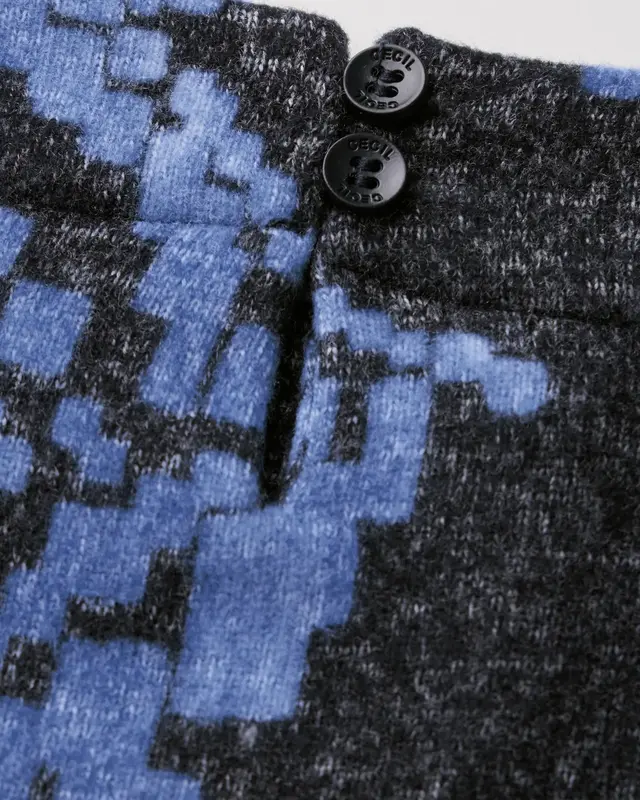 Cecil Soft Shirt with Print - Universal Blue