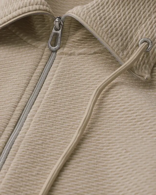 Cecil Two-Tone Ottomaans Jasje - Pearl Beige