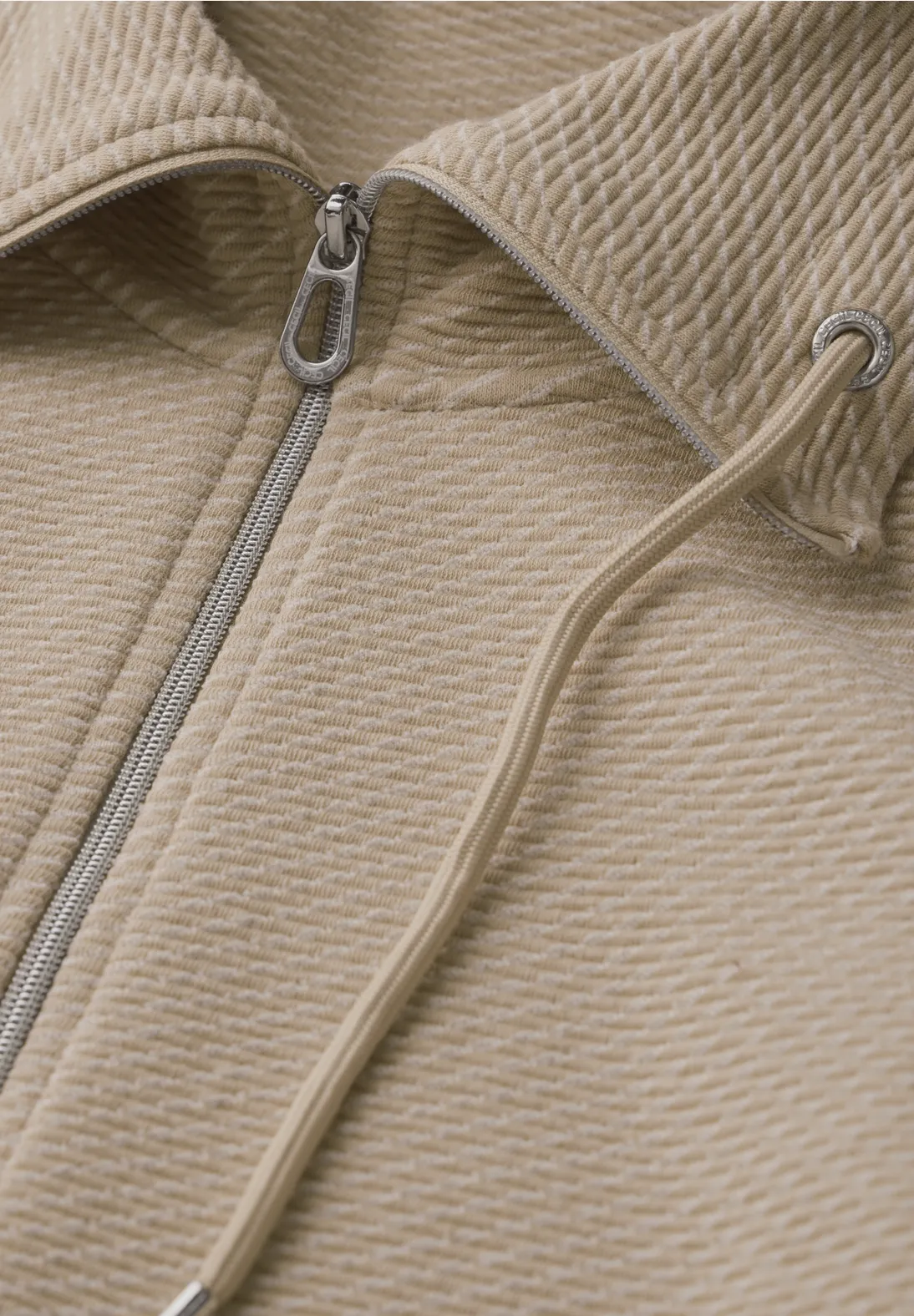 Cecil Two-Tone Ottoman Jacket - Pearl Beige