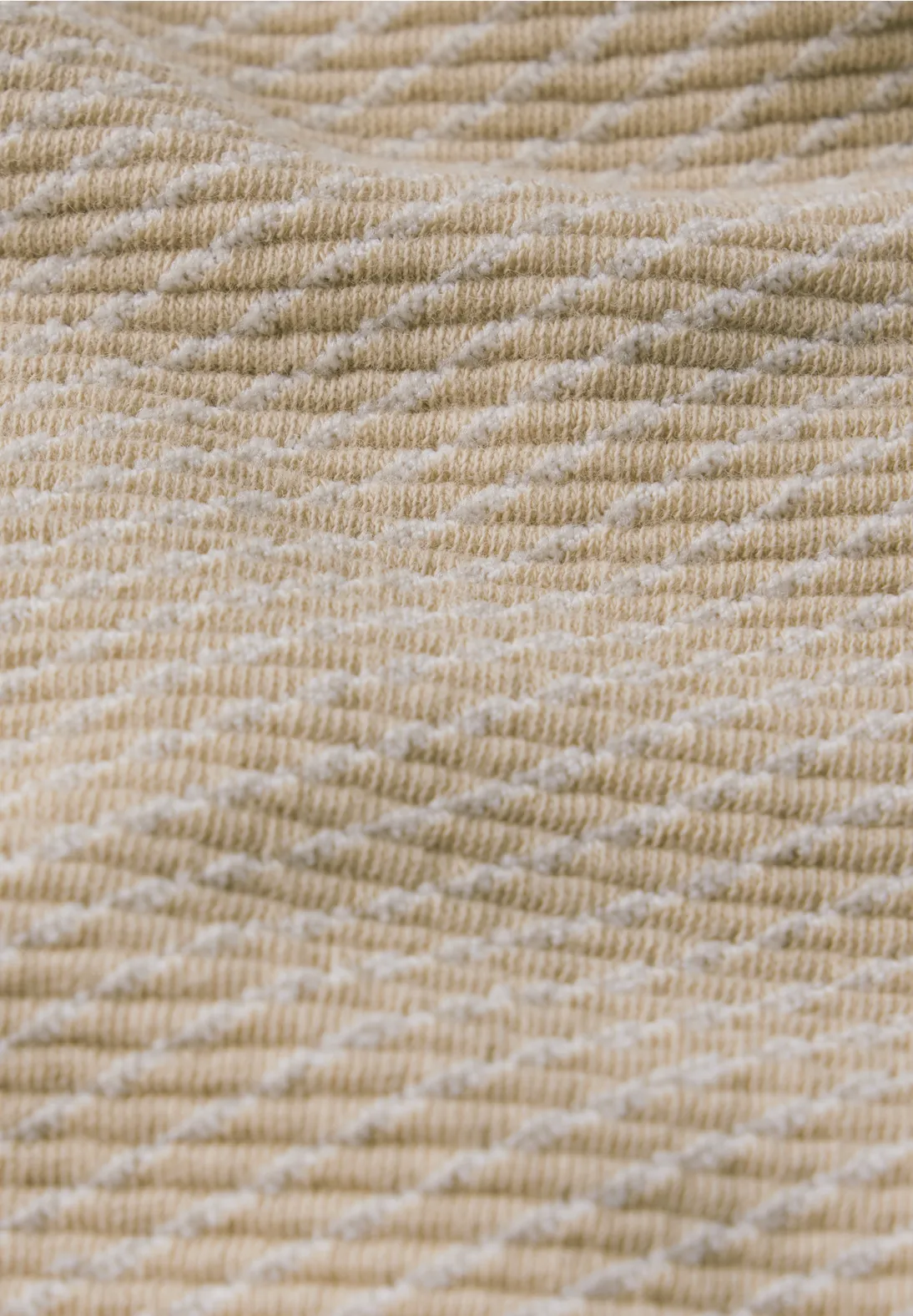 Cecil Two-Tone Ottoman Jacket - Pearl Beige