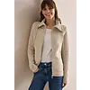 Two-Tone Ottoman Jacket - Pearl Beige