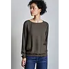 Blouse with Ruffles - Muddy Brown