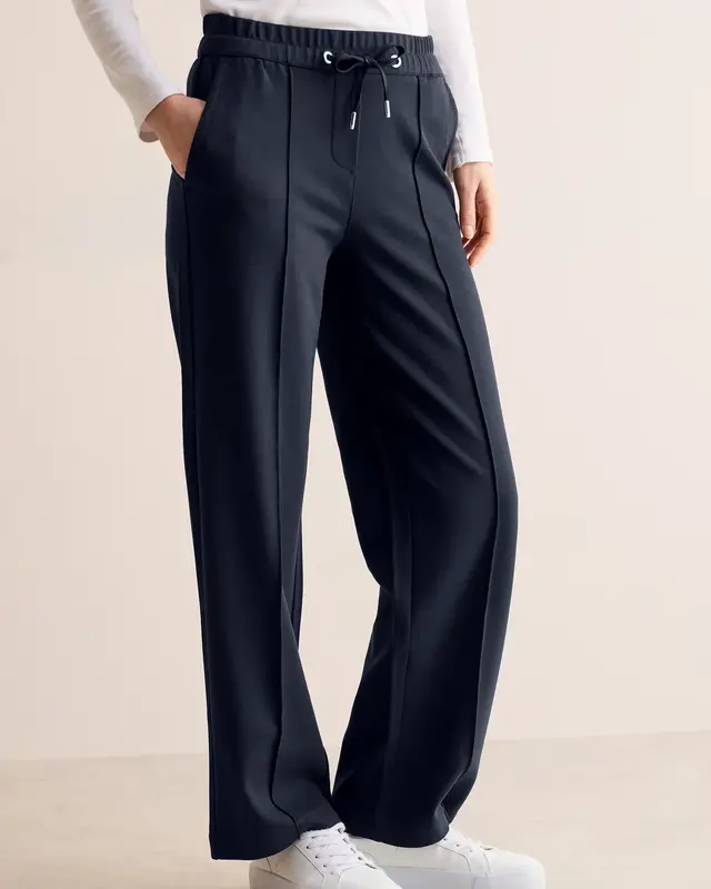 Cecil Straight Leg Hose Neele - Universal Blue