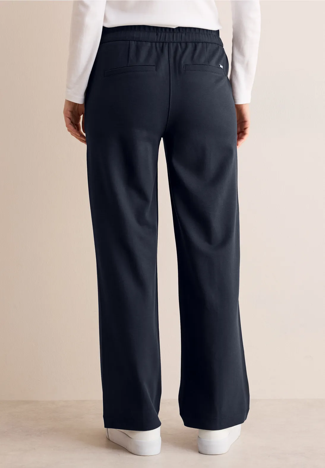 Cecil Straight Leg Hose Neele - Universal Blue