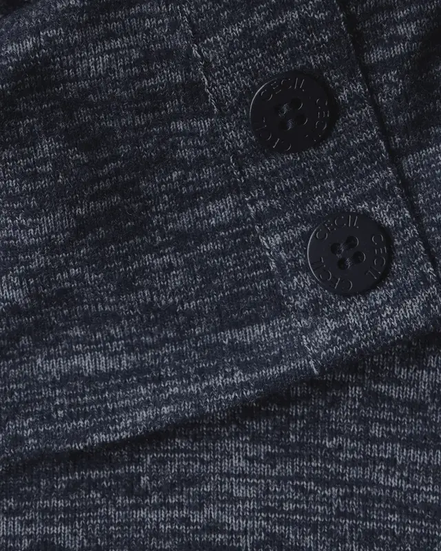 Cecil Kuscheliges Melange-Shirt - Universal Blue Melange