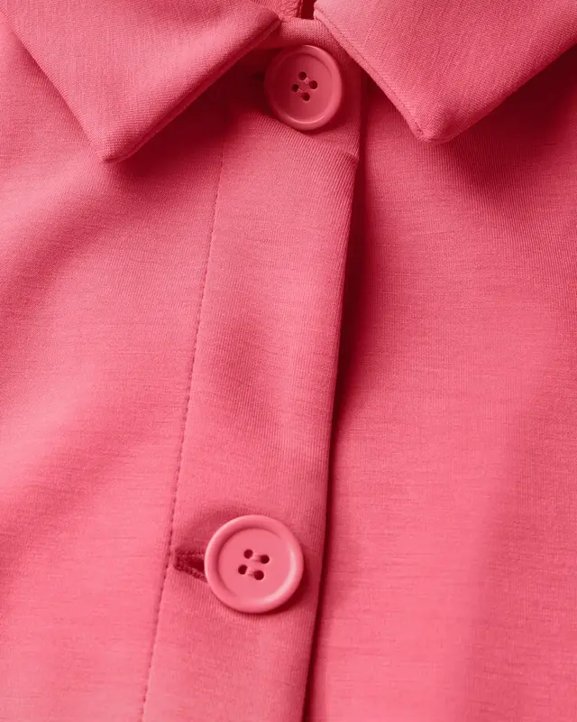 Street One Silk-Look Jacke - Sugar Coral