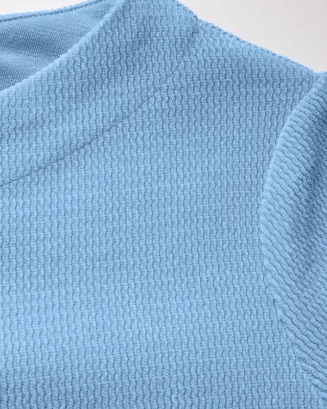 Cecil Cord-Shirt - Fresh Light Blue