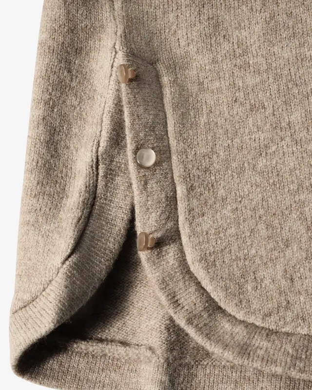 Street One Jumper with Slit Detail - Honey Sand Melange