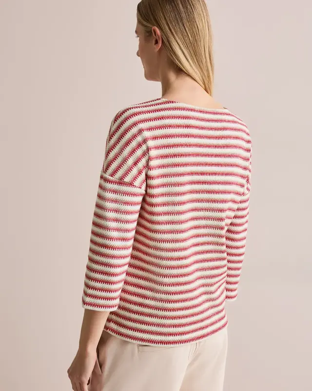 Cecil Gebreid Shirt - Granita Red