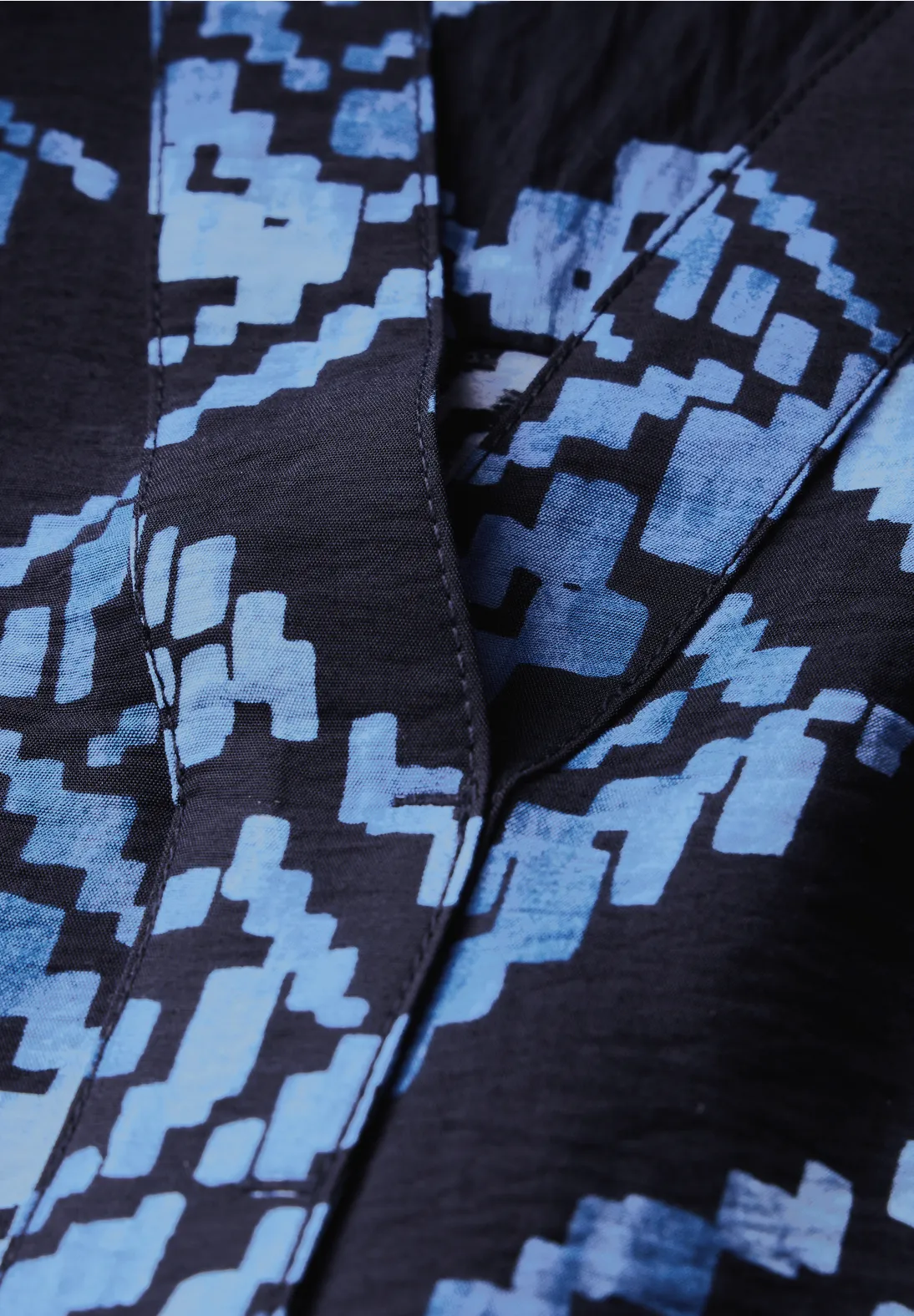 Cecil Print Blouse - Universal Blue