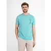 T-Shirt mit Frontprint - Coastal Blue