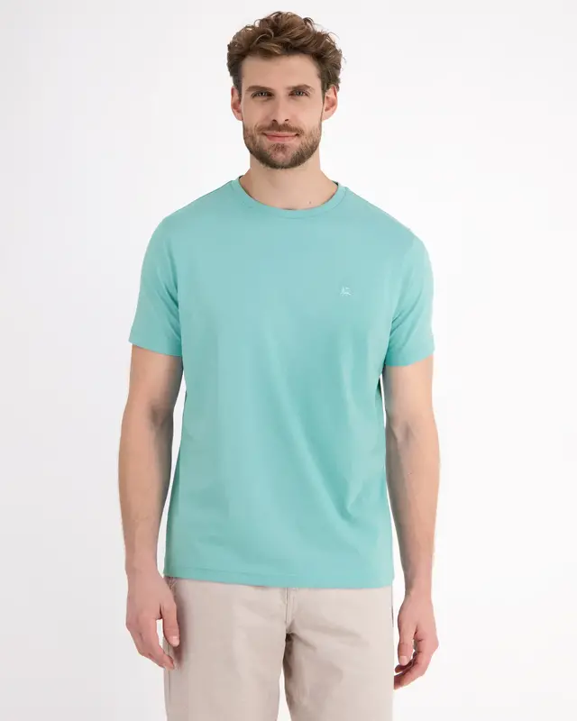 Lerros T-Shirt mit Rundhalsausschnitt - Coastal Blue
