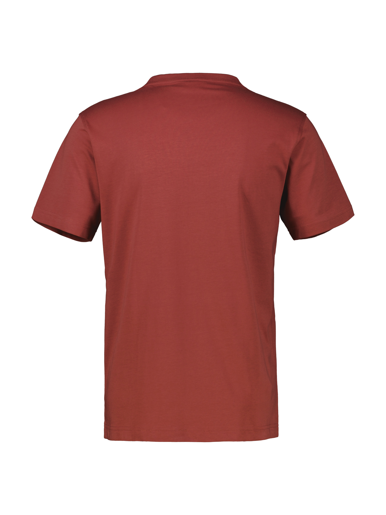 Lerros T-Shirt with Round Neckline - Earth Red