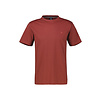 T-Shirt with Round Neckline - Earth Red