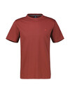 Lerros T-Shirt with Round Neckline - Earth Red