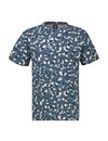 Lerros Print T-Shirt - Crispy Blue